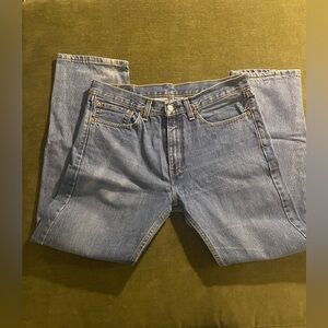 Levi's 505 Blue Denim Jeans 34x32